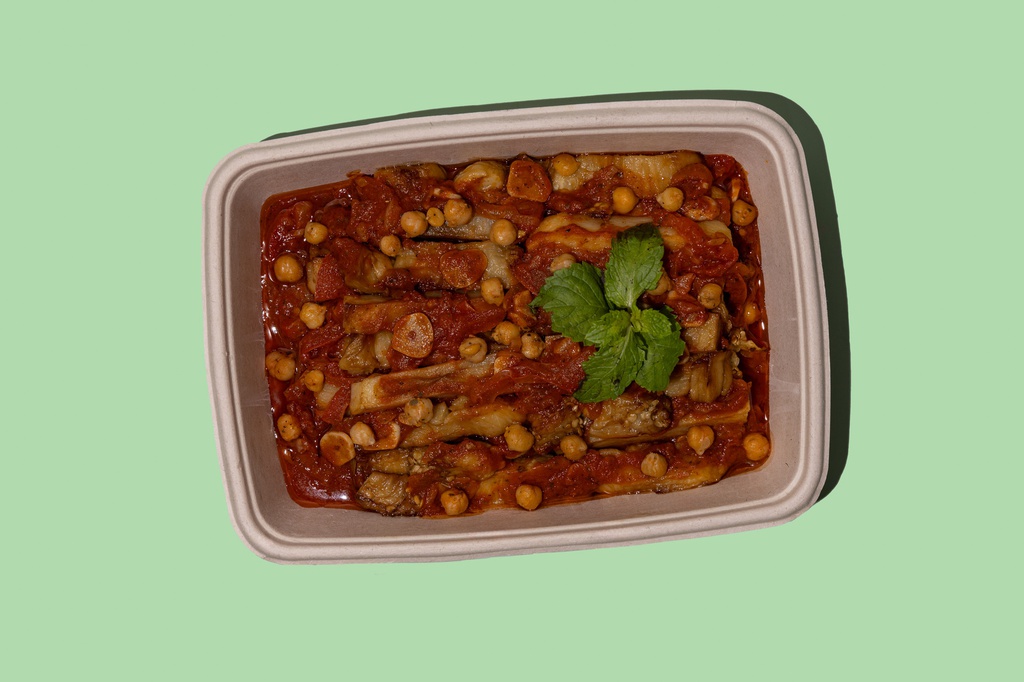 Maghmour w Bread /&quot;مسقعة على الطريقة اللبنانية &quot;مغمور (Vegan)