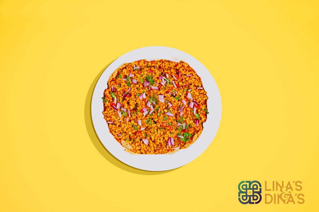 Modardara Burghol-Tomato Sauce/ مدردرة برغل مع صلصة الطماطم