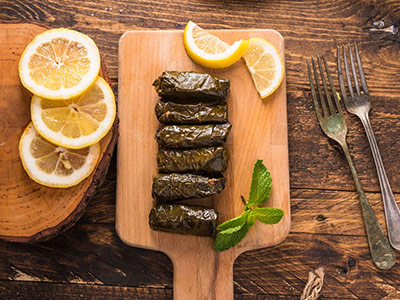 ورق عنب بالزيت