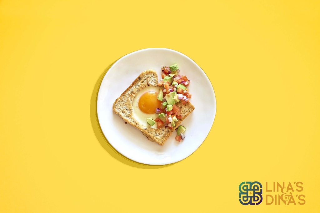 Egg Salsa with brown bread / صلصة بيض مع خبز بني