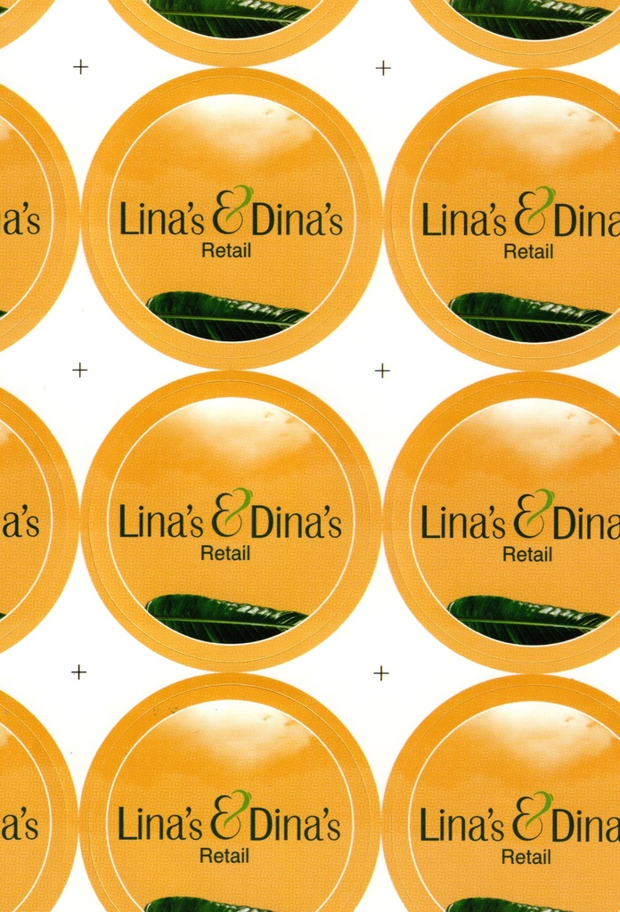 Generic - 6 cm Round Yellow Brand General Purpose