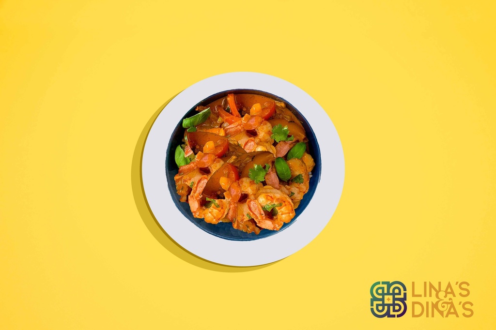 Shrimps &amp; Vegetables Curry /كاري الروبيان والخضروات (HP)