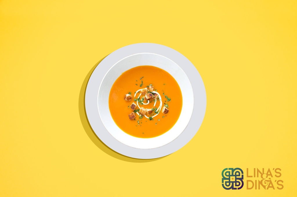 Carrot Ginger Soup / شوربة جزر بالزنجبيل