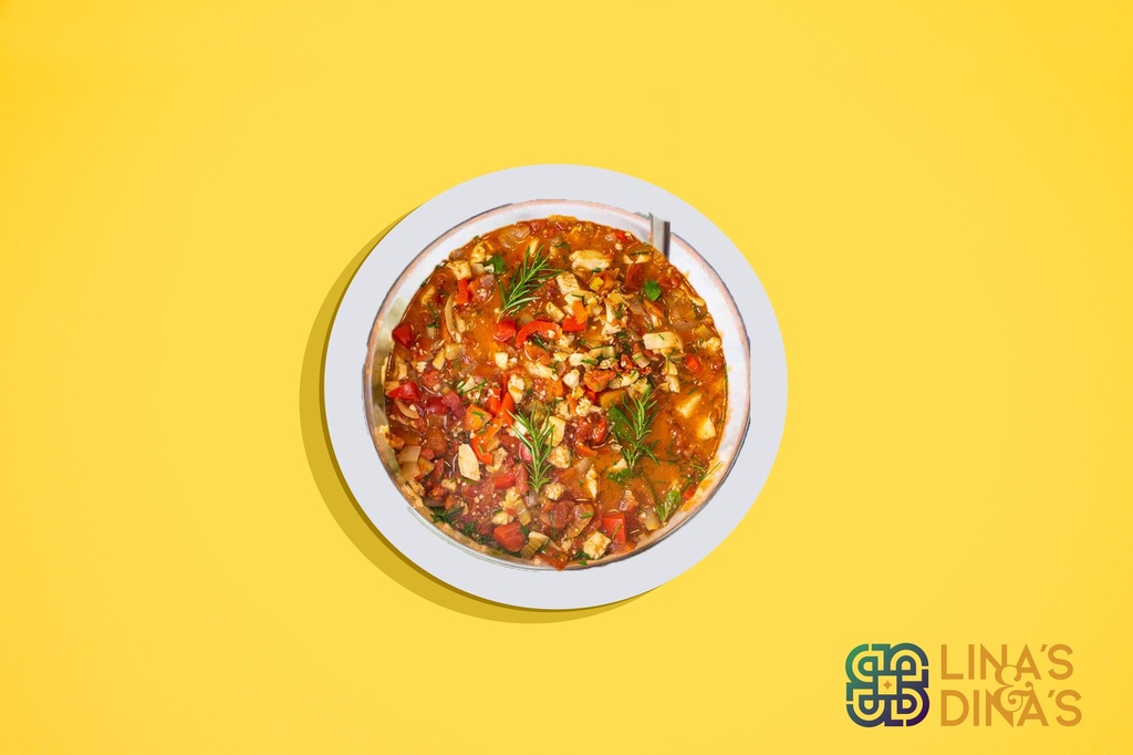 Mediterranean fish stew w Rice / مرق البحر الأبيض المتوسط ​​مع الأرز