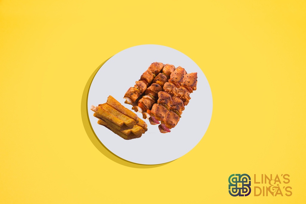 Shish Tawook w Veggies / شيش طاووق بالخضار (HP)