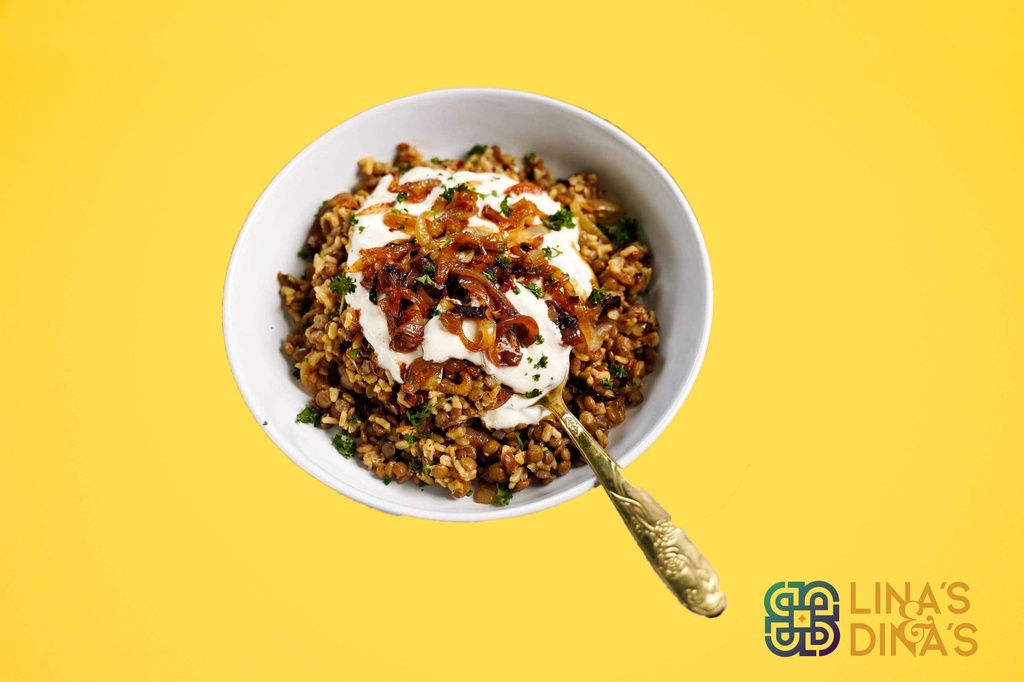 Lebanese Modardara w yogurt &amp; Cucumber /مدردرة لبنانية باللبن والخيار