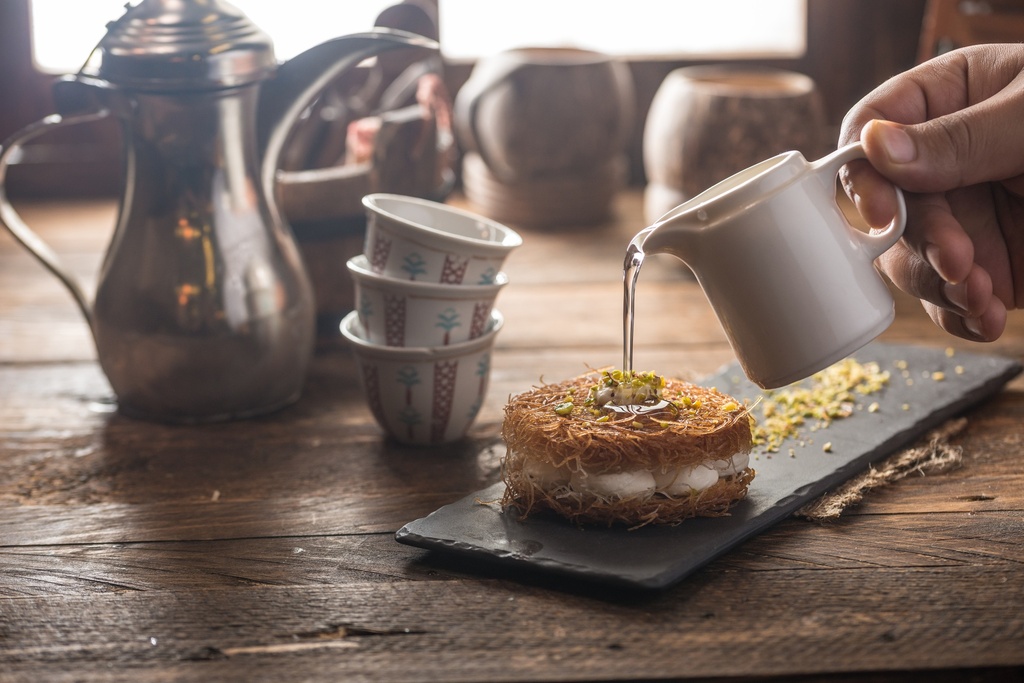 Cheese Kunafa / كنافة بجبنه