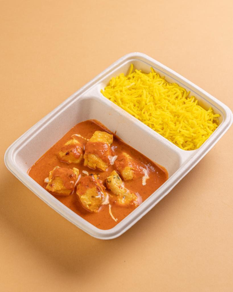 Butter Chicken With Rice / دجاج بالزبدة مع الأرز