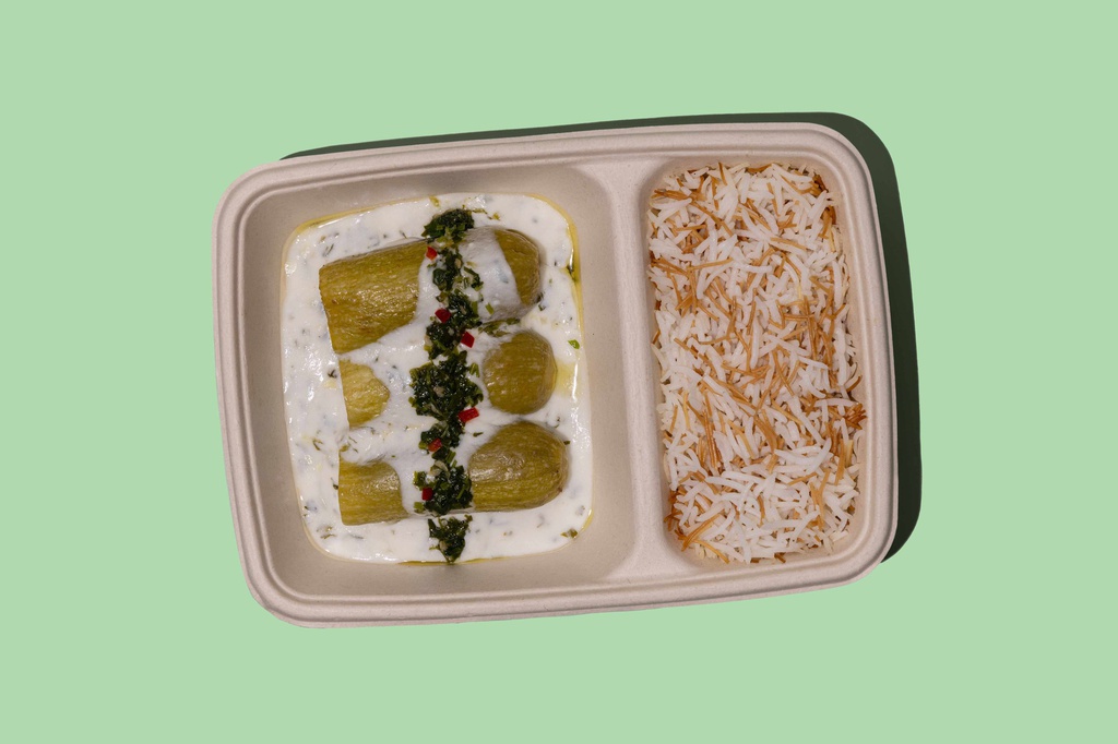 Koussa bel Laban with Rice (DF) / كوسى باللبن مع الأرز