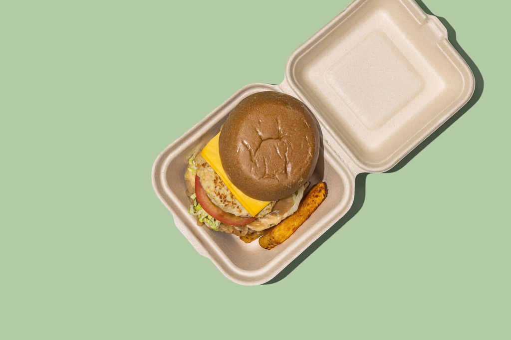 Buffalo Chicken Burger (DF) / برجر دجاج بافلو
