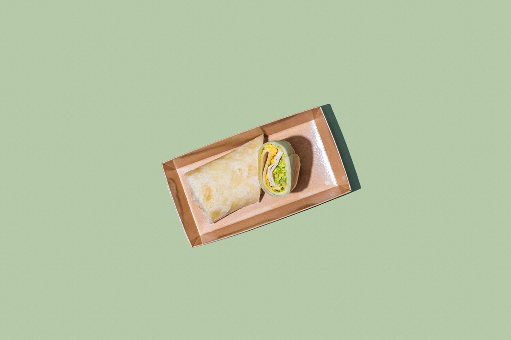 Turkey &amp; Cheese Wrap (DF) / راب الديك الرومي والجبن