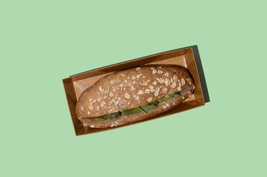 Capres Melt With Avocado Pesto Sandwich (DF) /سادويش كابرس مع الافوكادو والبيستو