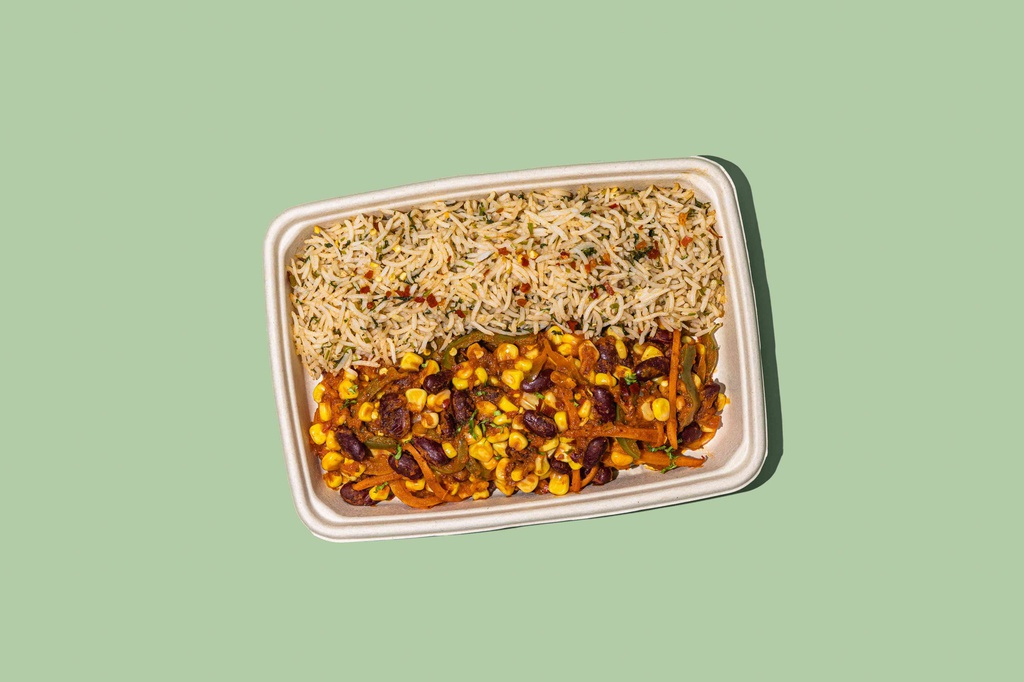 Stir Fry Rice Veggies (DF) / أرز مقلي بالخضار
