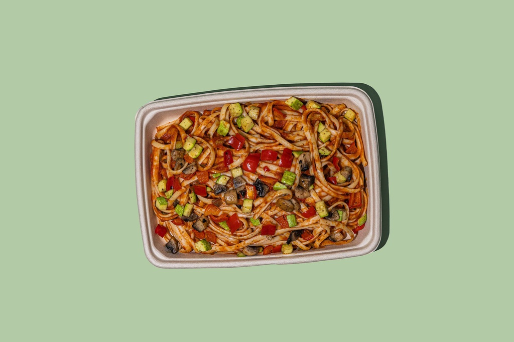 Linguini Veggies Pasta (DF) / معكرونة لينجويني بالخضار