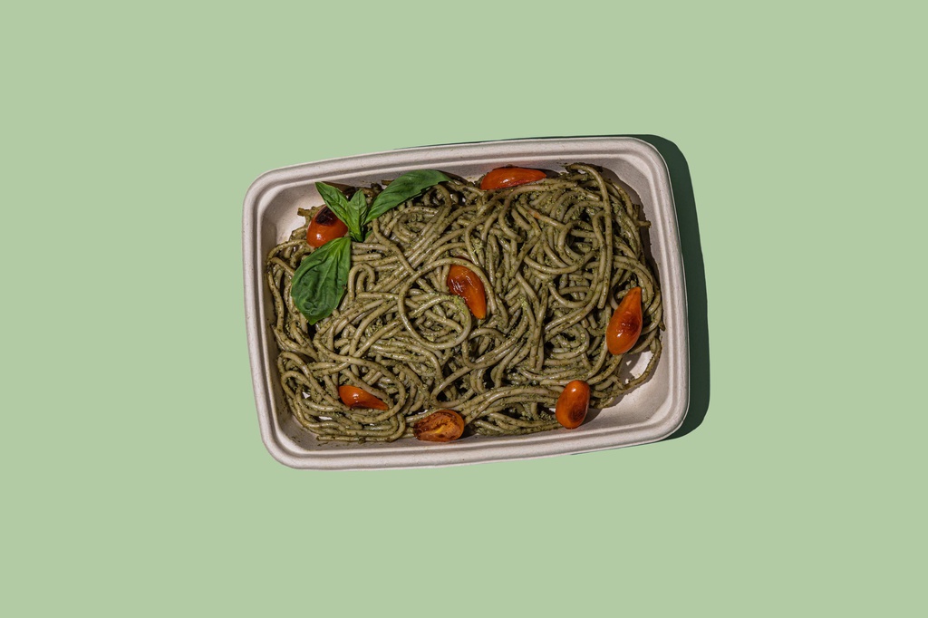 Pesto Basil Spaghetti (DF) / بيستو باسل السباغيتي