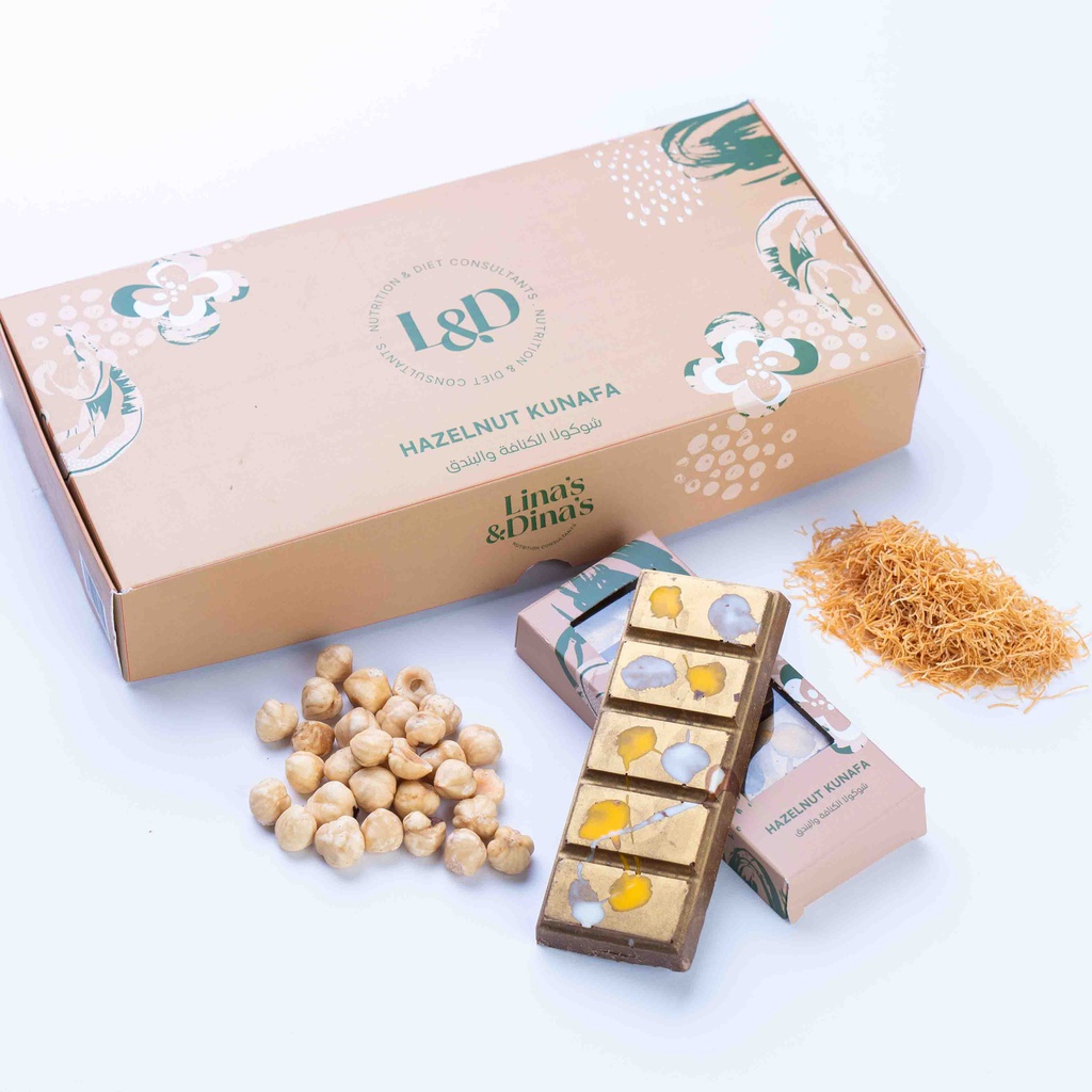 HAZELNUT KUNAFA BOX (10 PSC) / شوكولا الكنافة والبندق
