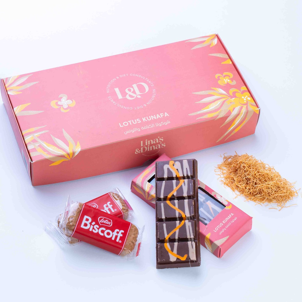 LOTUS KUNAFA BOX (10 PSC)/ شوكولا الكنافة واللوتس (copy)