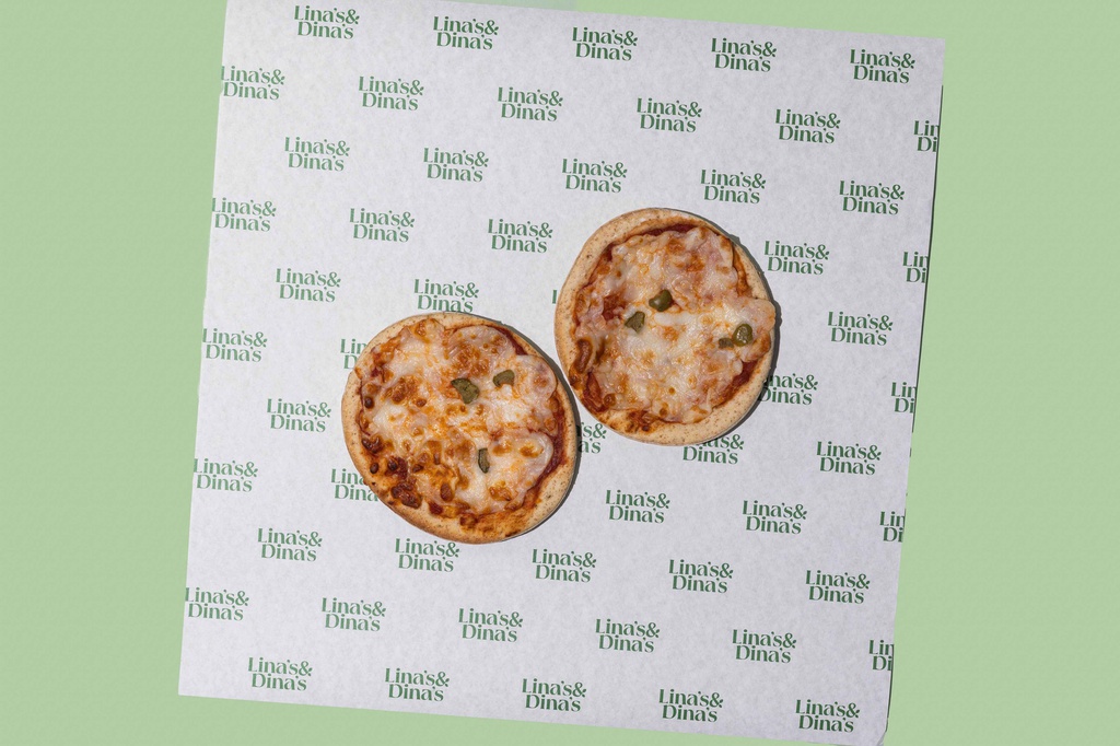 Mini Pizza w Green Olives (6pack)/ ميني بيتزا بالزيتون الأخضر