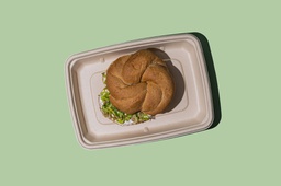 [MN0942-1] Bagel  Labneh W Olives / بيغل لبنة مع الزيتون