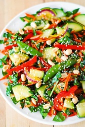 [SAL110] Crunchy Veggie Salad / سلطة نباتيه مقرمشه
