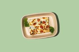 [KETONEW100-0.5] بيض مخبوز مع السبانخ و الطماطم الكرزية (Keto)