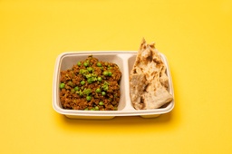 [FUSION41-0.5] Keema Mutter with soft bread/كيما الهنديمع الرز الاسمر