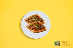 [NVGN06-0.5] حمسة الخضار مع الخبز  ( Vegan )