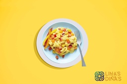[NMN22291-0.5] Scrambled Eggs w Mixed Pepper / بيض مخفوق مع فلفل مشكل