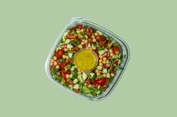 [NMN222205-0.5] Chickpeas Greek Salad /سلطة اليونانية بالحمص (Vegan)