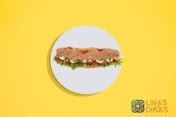 [NMN222370-1] Baguette Feta with Fresh vegetables / باجيت فيتا مع الخضار الطازجة