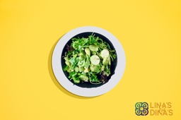 [NMN222379 - 1] French green salad with vinaigrette sauce  / سلطة خضراء فرنسية مع صلصة الخل (Vegan)