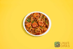 [RETMENU202334-0.5] Thai Noodles with shrimp / نودلز تايلاندية مع روبيان ( New )
