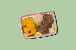 [NMN2466-1] Beef Escalope w Creamy Potato / اسكالوب لحم بقري مع بطاطا كريمية