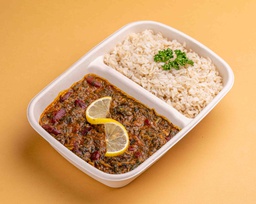 [NMN24156-1] Sabzi w Beans &amp; Brown Rice / سابزي مع الفاصوليا والأرز البني