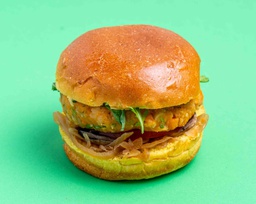 WOW-Sweet Potato &amp; Chickpeas Burger / البطاطا الحلوة والحمص