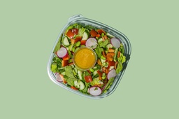 [VEG240019] Fattoush w Soy Beans (Vegan) / فتوش مع فول الصويا (نباتي)