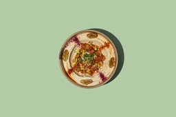 Hummus Mashed W Lemon &amp; Olive Oil (GF) / حمص مهروس مع زيت الزيتون والليمون