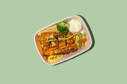 Caesar Fish Tawook w Veggies (DF) / سمك سيزر طاووق بالخضار