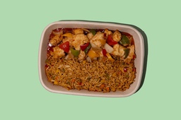 Chicken Manchurian W Rice (DF) / دجاج منشوريا مع أرز