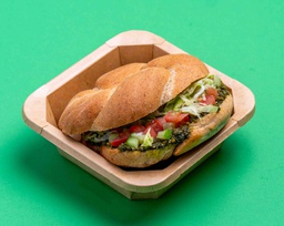 Bagels W Thyme Zaatar &amp; Vegetables (DF) / بايغل وزعتر وخضار