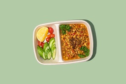Lentil W Cumin &amp; Veggies (DF) / عدس مع الكمون و الخضار