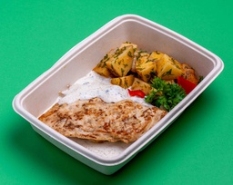 Grilled Chicken W Baked Potato (DF) / دجاج مشوي مع بطاطا مشوية