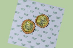 Spinach w Cheese Quiche (DF) / كيش جبنة وسبانخ