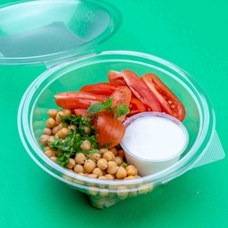 [NRM25054-1] Chickpeas Salad with Greek Yogurt (New) / سلطة حمص مع الروب اليوناني