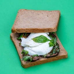 [NRM25059-1] Eggplant &amp; Tomato Mozzarella Sandwich (New) / ساندويش باذنجان مع جبنة الموزاريلا 